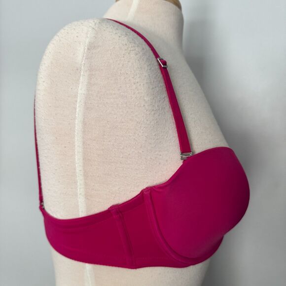 Pink Victoria's Secret Strapless Convertible Bra 36C - Picture 5 of 14